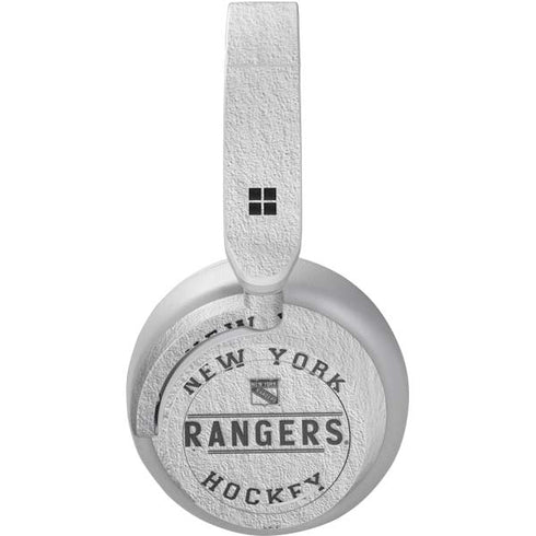 NHL New York Rangers Black Text Surface Headphones Skin